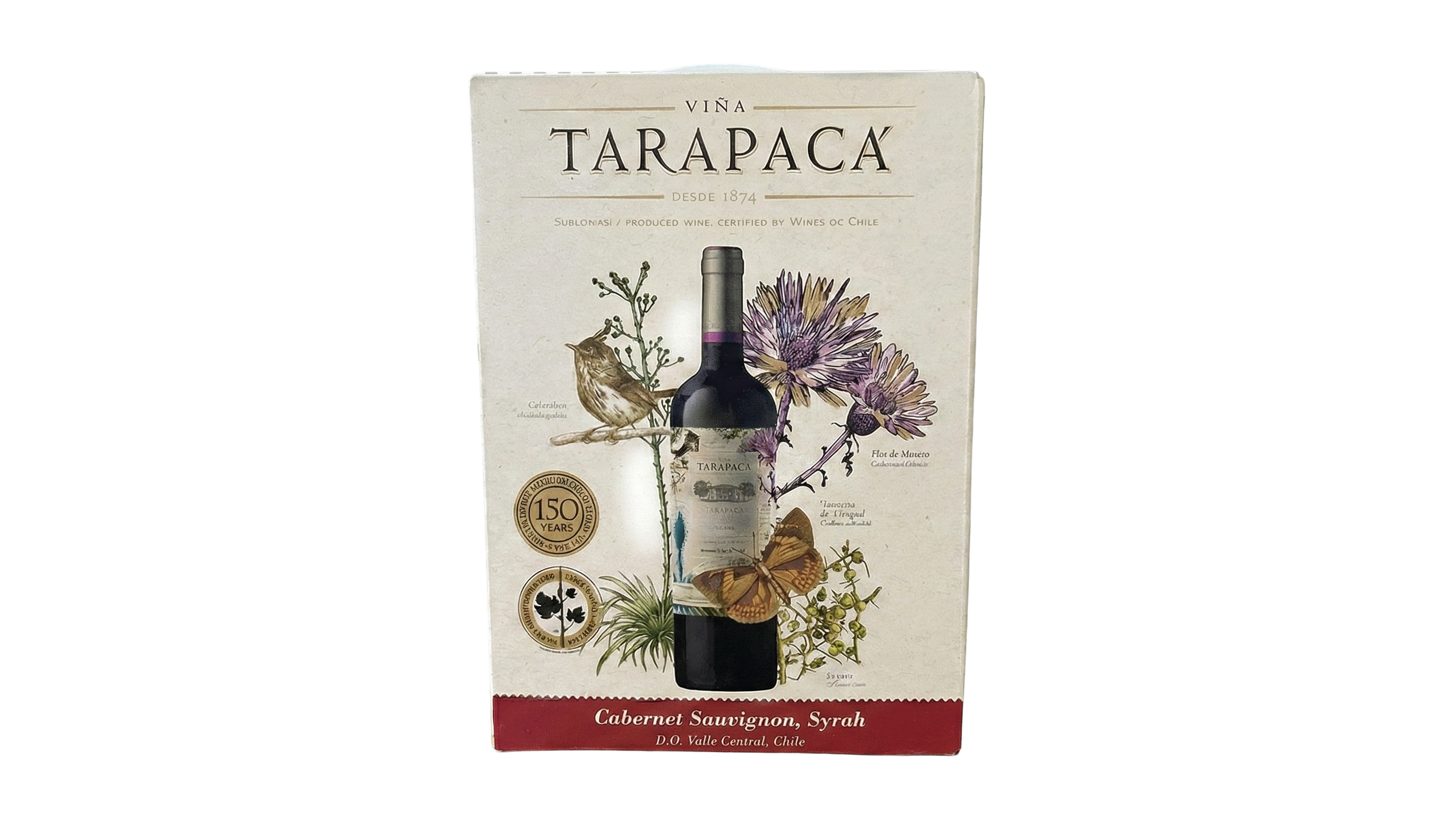 VINO TARAPACA -RED BLEND- GRAN RESERVA - BAG IN BOX - (1.5 LTS)