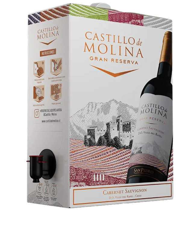 Vino Castillo de Molina Gran Reserva - Bag in Box (3 Litros)