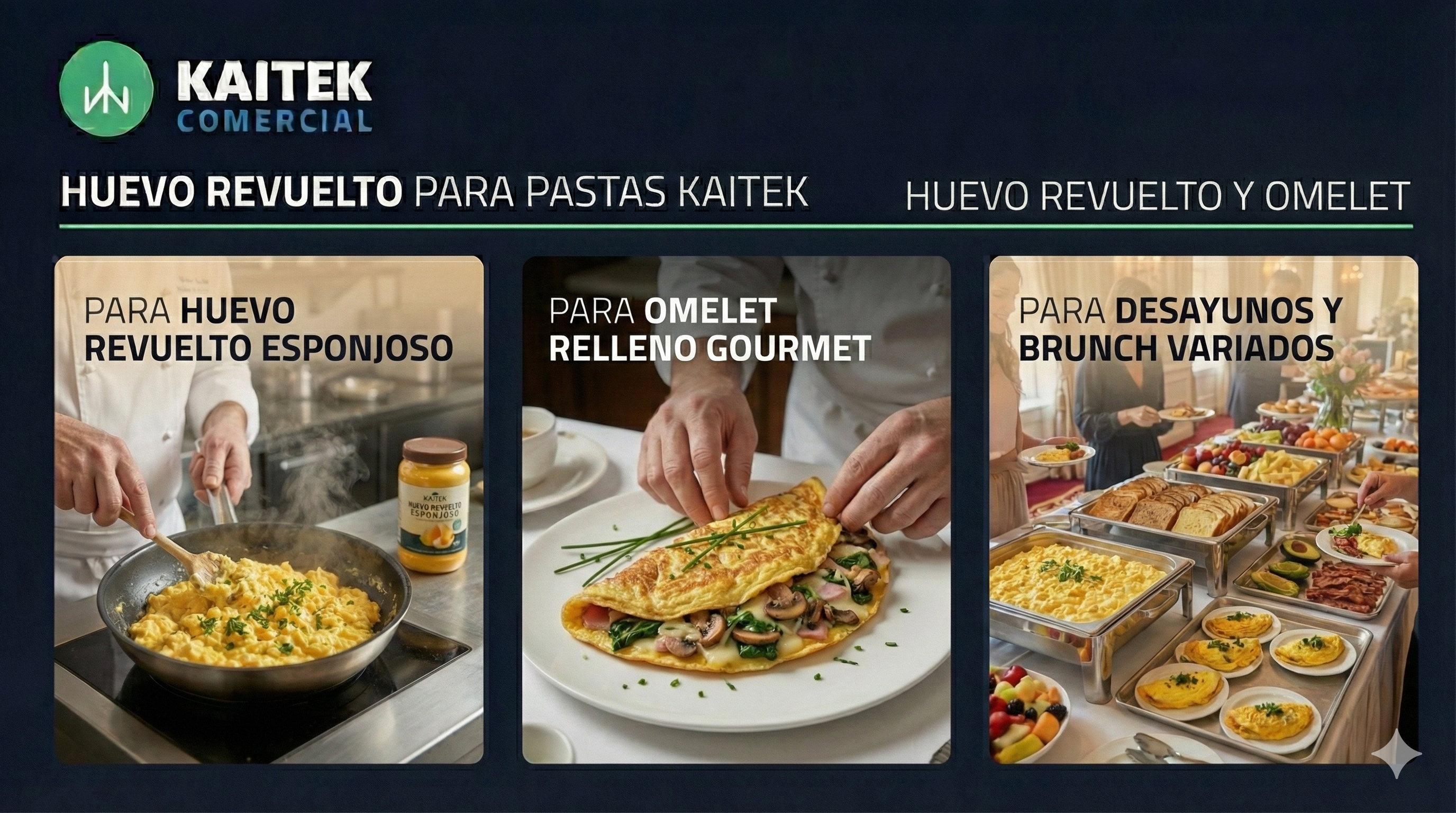 HUEVO REVUELTO Y OMELETTE