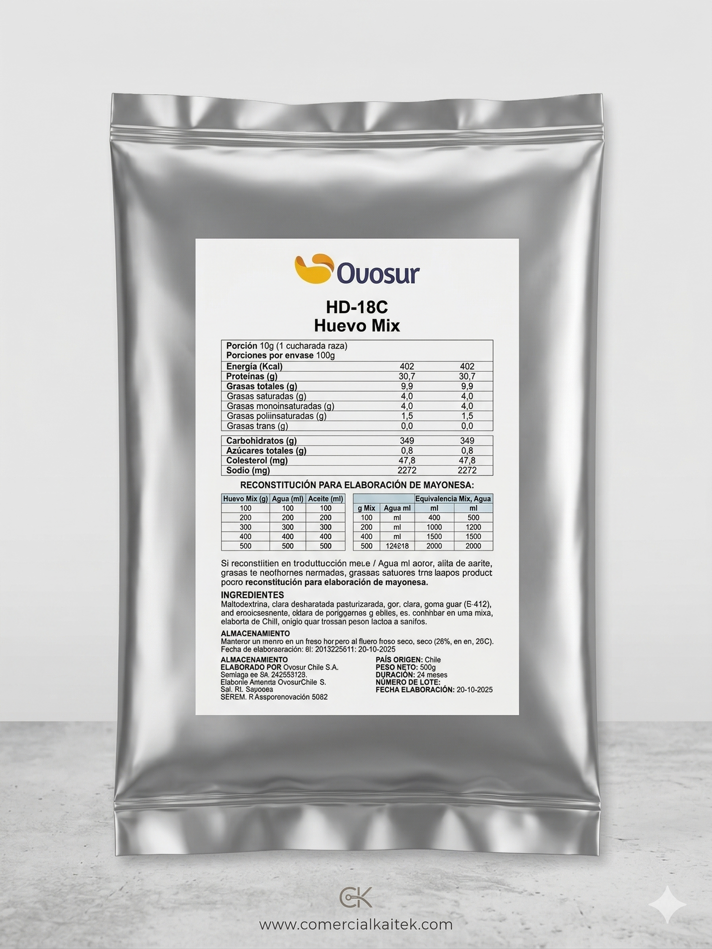 HUEVO MIX ESPECIAL PARA MAYONESA